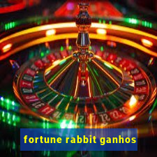 fortune rabbit ganhos