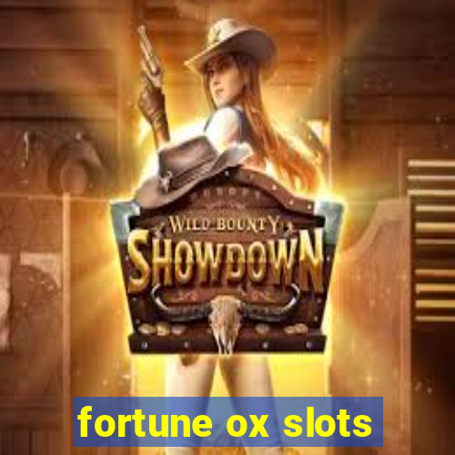 fortune ox slots