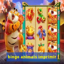 bingo animais imprimir