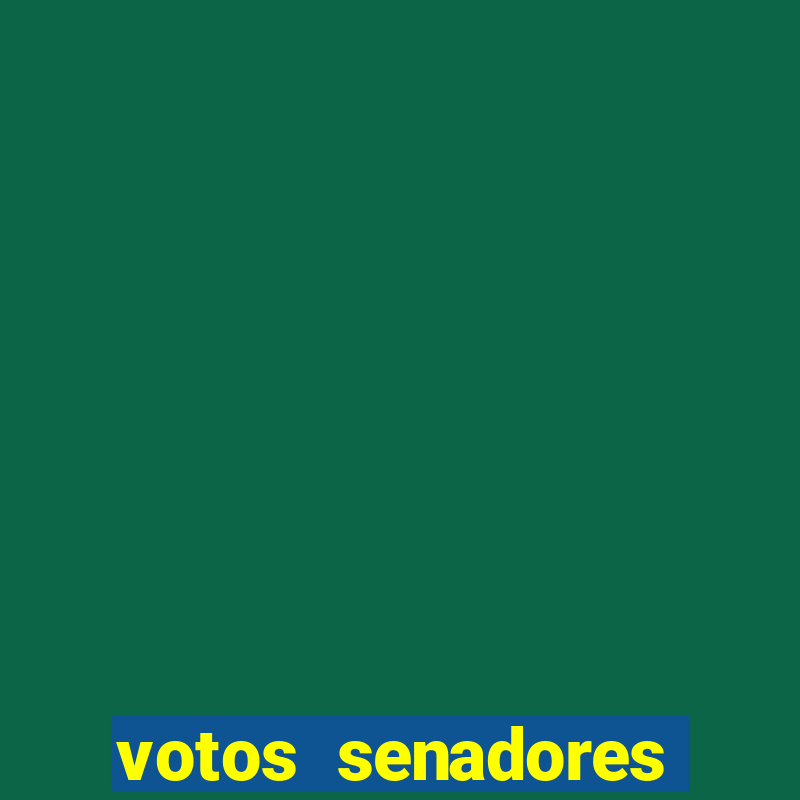 votos senadores impeachment alexandre de moraes