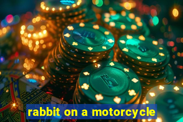 rabbit on a motorcycle