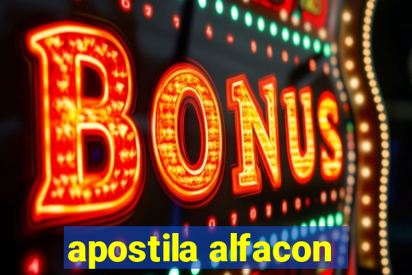 apostila alfacon