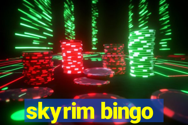 skyrim bingo