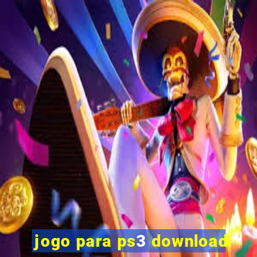 jogo para ps3 download