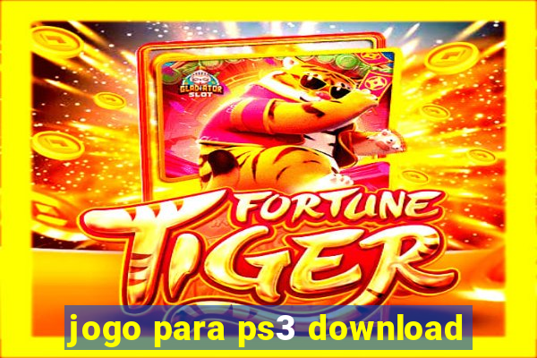 jogo para ps3 download