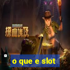 o que e slot