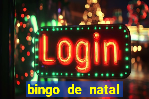 bingo de natal para imprimir gratis