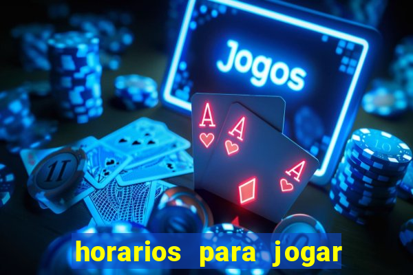 horarios para jogar fortune mouse