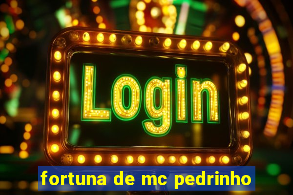 fortuna de mc pedrinho