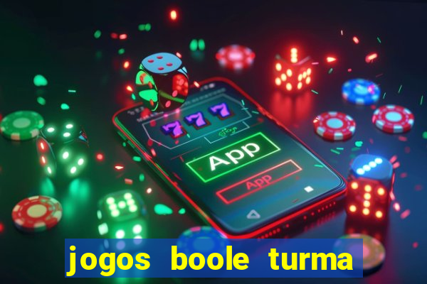 jogos boole turma da m么nica