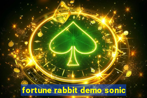 fortune rabbit demo sonic