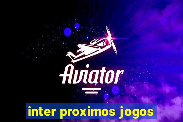 inter proximos jogos