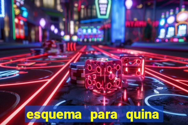 esquema para quina com 20 dezenas