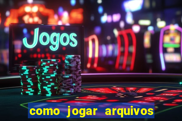 como jogar arquivos na nuvem