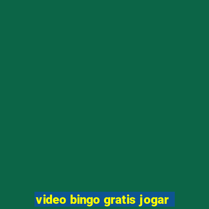 video bingo gratis jogar