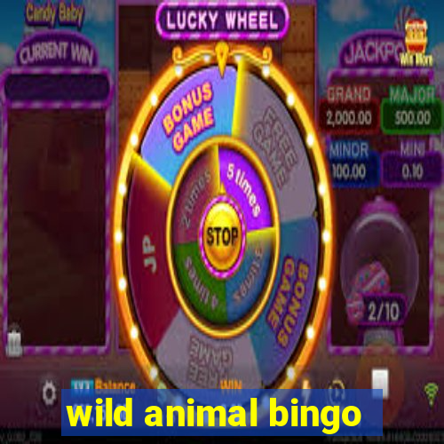 wild animal bingo