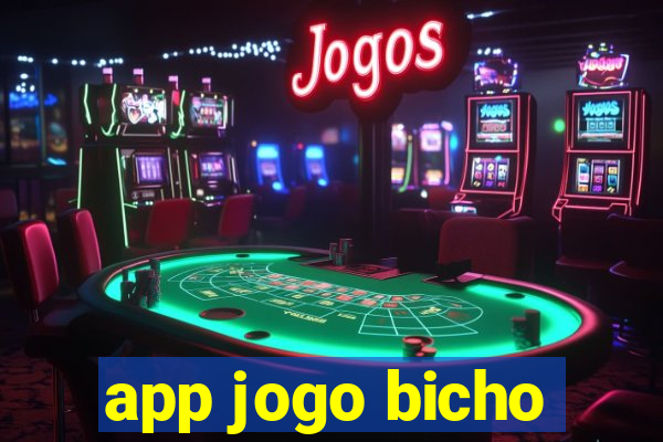 app jogo bicho