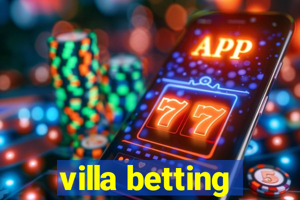 villa betting