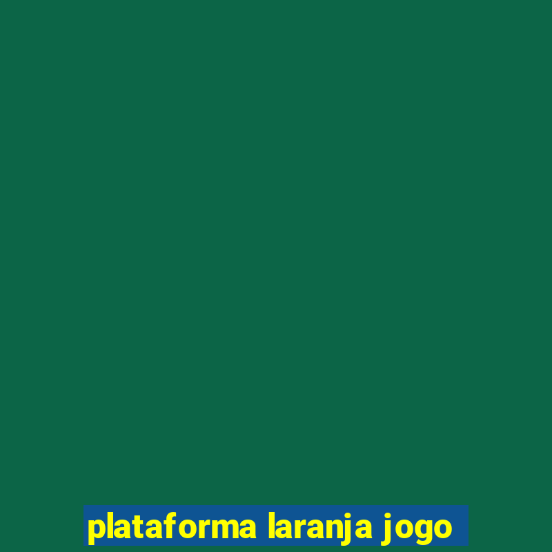 plataforma laranja jogo