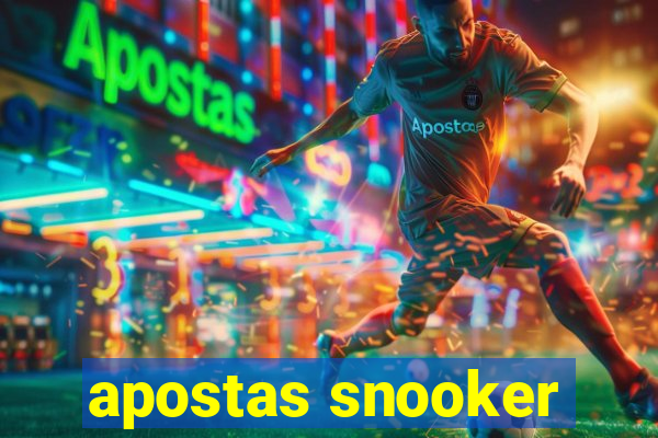 apostas snooker