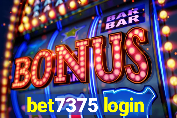 bet7375 login