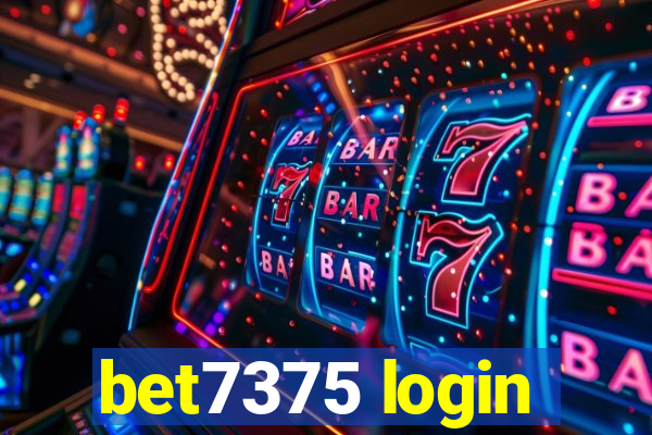 bet7375 login