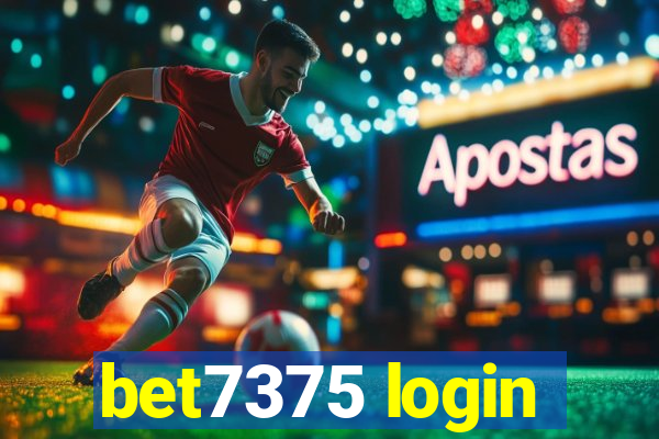 bet7375 login