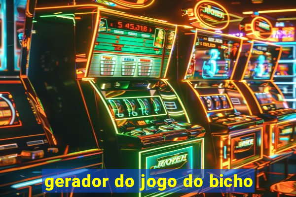 gerador do jogo do bicho