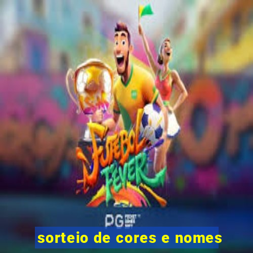 sorteio de cores e nomes