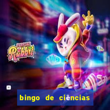 bingo de ciências 6 ano