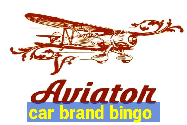 car brand bingo