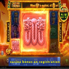 casino bonus on registration