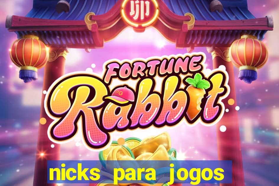 nicks para jogos de tiro