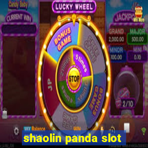 shaolin panda slot