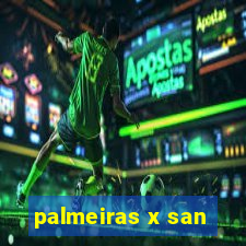 palmeiras x san