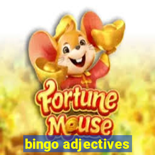 bingo adjectives