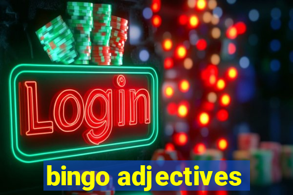 bingo adjectives