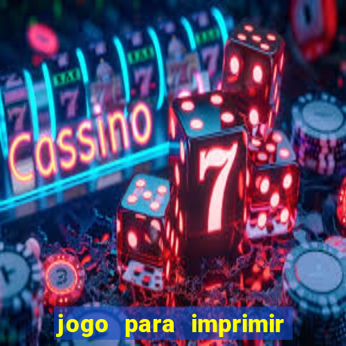 jogo para imprimir e montar