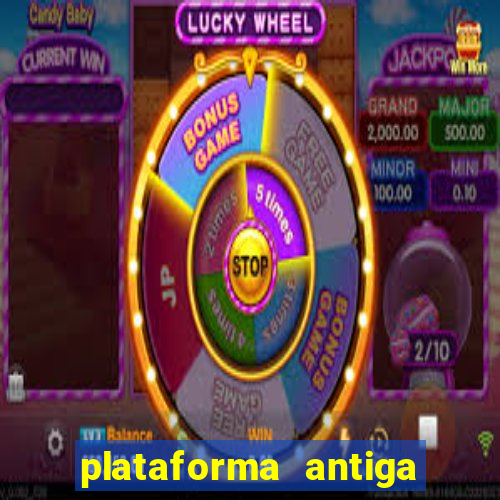 plataforma antiga de jogos