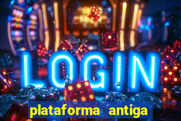 plataforma antiga de jogos