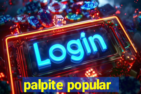 palpite popular