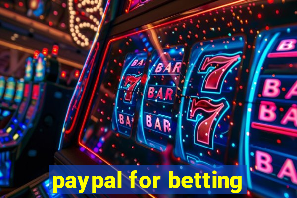 paypal for betting