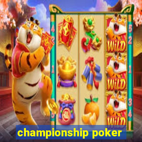 championship poker