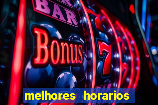 melhores horarios pagantes fortune tiger