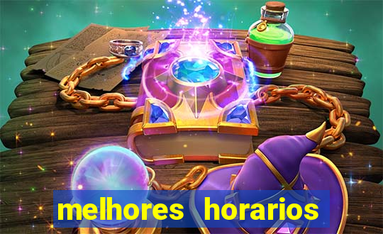 melhores horarios pagantes fortune tiger