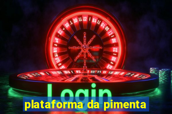 plataforma da pimenta