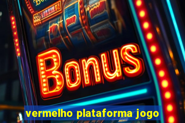 vermelho plataforma jogo