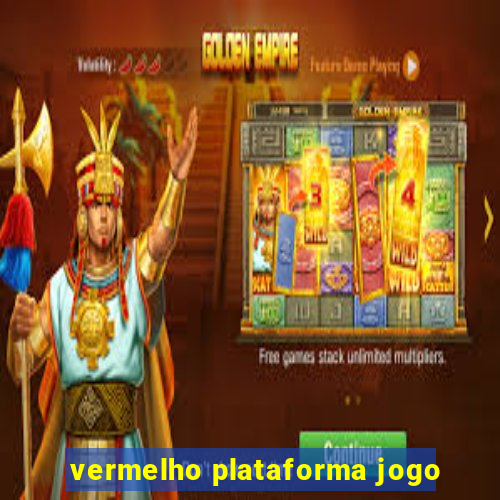 vermelho plataforma jogo