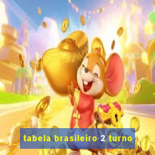 tabela brasileiro 2 turno