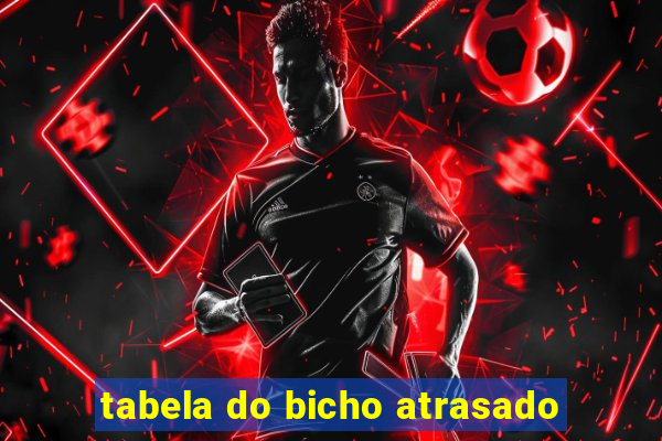 tabela do bicho atrasado